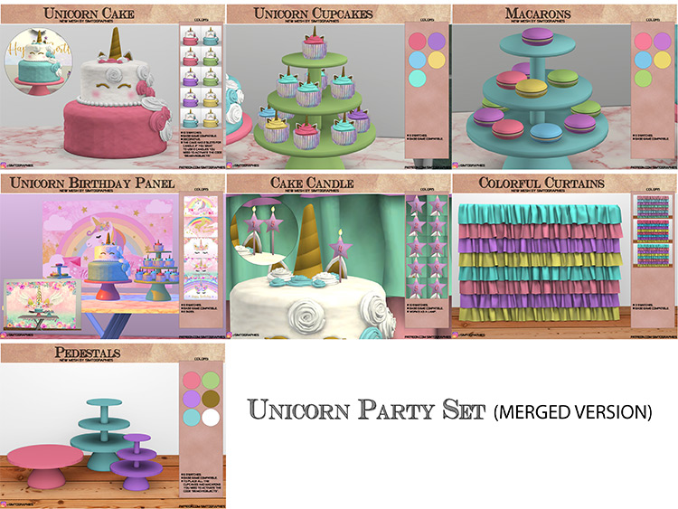 Sims 4 Unicorn CC  Horns  Furniture  Decor   More   FandomSpot - 59