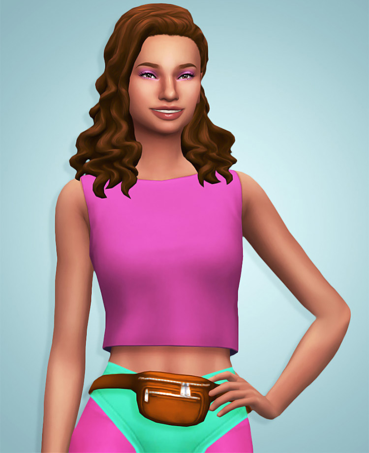 Fanny Pack Accessory for The Sims 4 CC