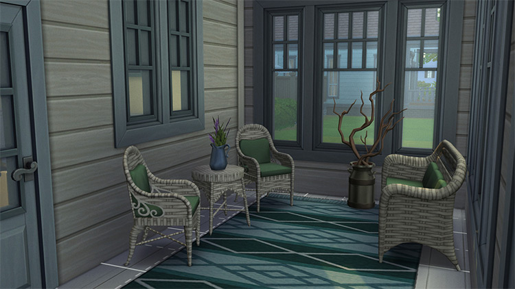 Antique Wicker Set / TS4 CC