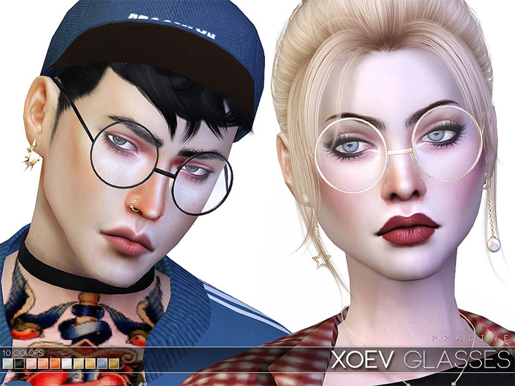 XOEV Glasses / Sims 4 CC