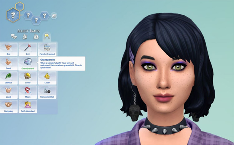 Grandparent Trait for Sims 4