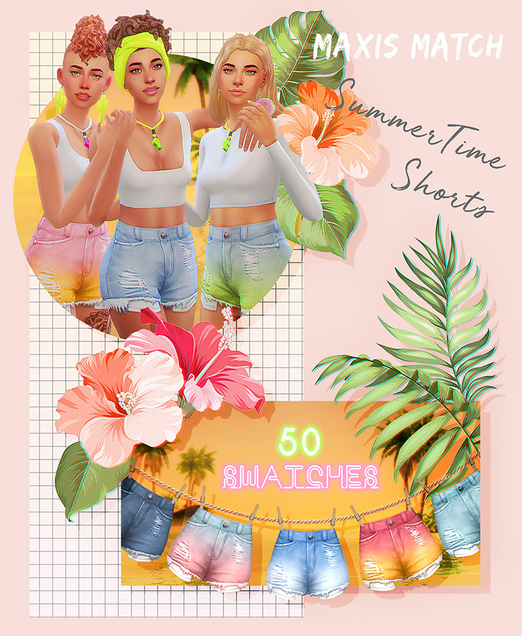 Sims 4 Summer CC  Clothes  D cor   More  All Free    FandomSpot - 59