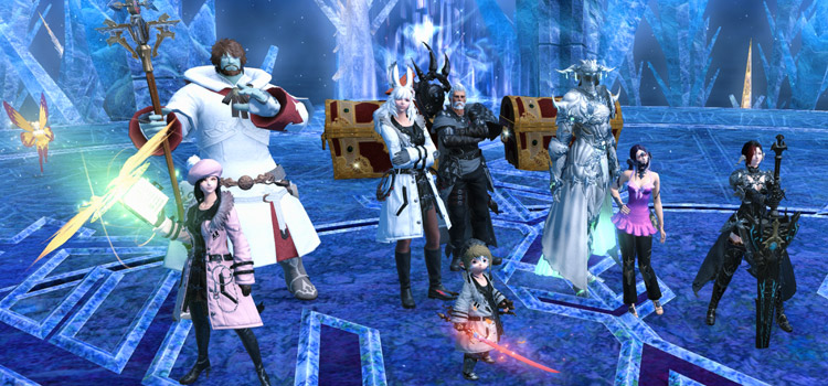 FFXIV Group Screenshot of a party