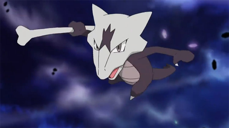 Alolan Marowak Pokémon in the anime