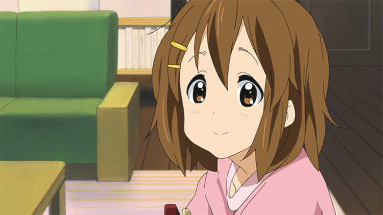 Yui Hirasawa K-On! anime screenshot