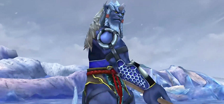 Kimahri Battle Stance in FFX