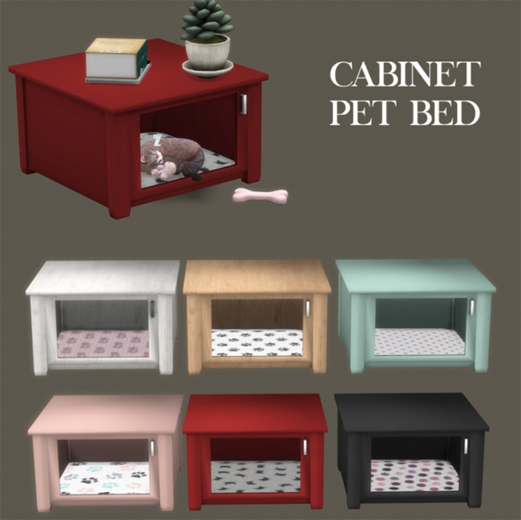 pet beds sims 4 cc