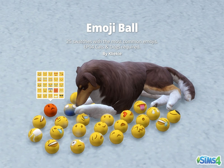 Emoji Ball for The Sims 4