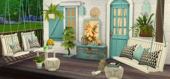 TS4 Breezy porch swing seating CC