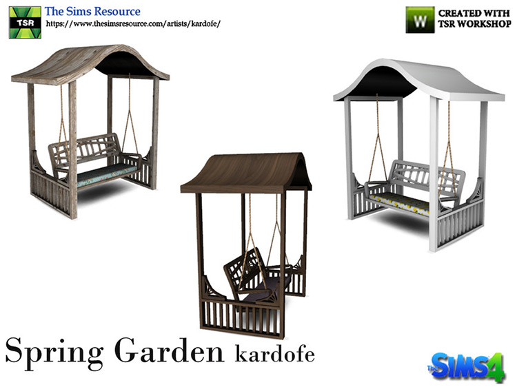 Sims 4 CC  Best Porch Swings   Chairs To Download   FandomSpot - 34