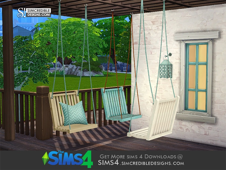 Sims 4 Cc Best Porch Swings Chairs To Download Fandomspot | Parkerspot