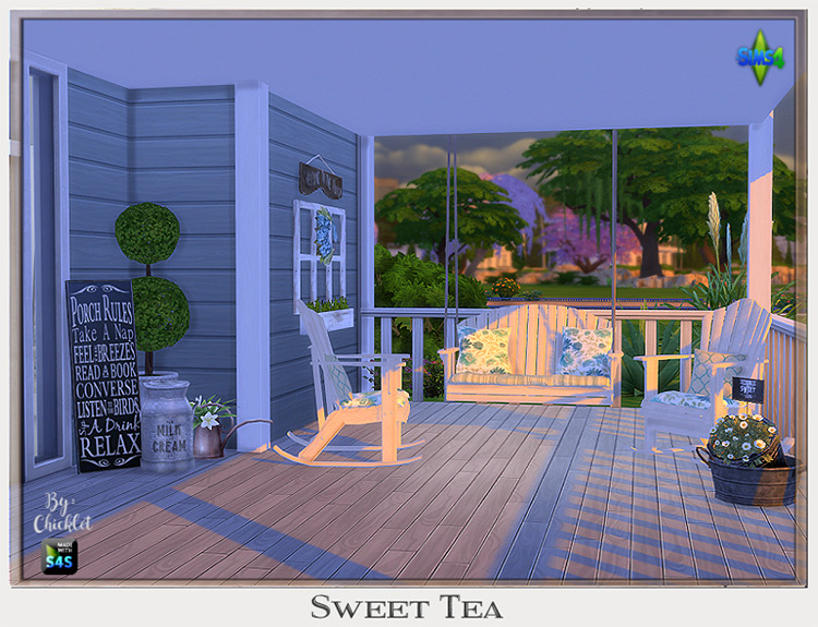 Sims 4 CC  Best Porch Swings   Chairs To Download   FandomSpot - 9