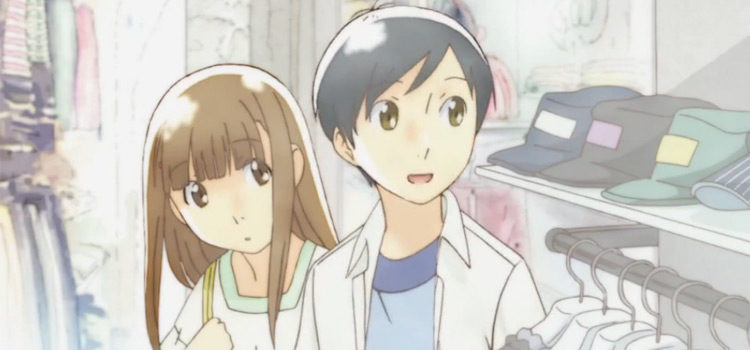 Yoshino and Shuichi in Wandering Son Anime