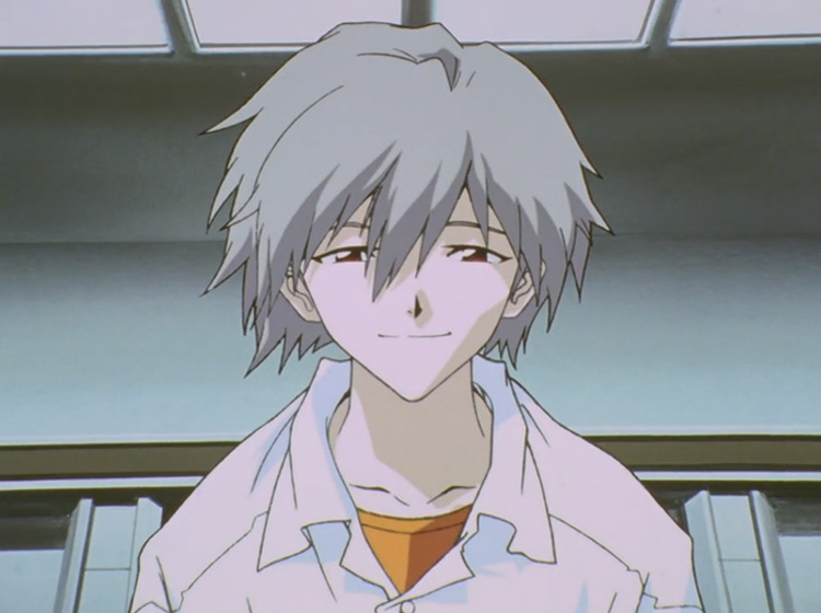 Kaworu Nagisa in Neon Genesis Evangelion anime