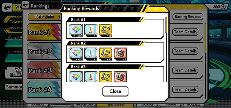 VE Tower (Ranking Rewards) / My Hero Ultra Impact