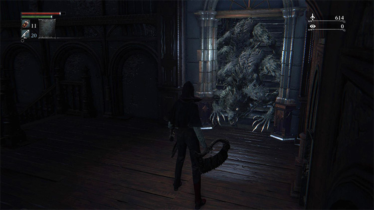 The Werewolves trapped in the doorway / Bloodborne