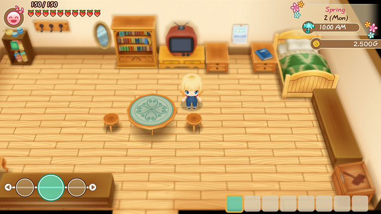 The interior of your farmhouse in SoS: FoMT