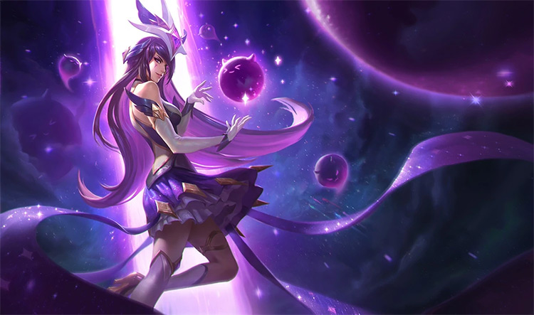 Star Guardian Syndra Skin Splash Image from League of Legends