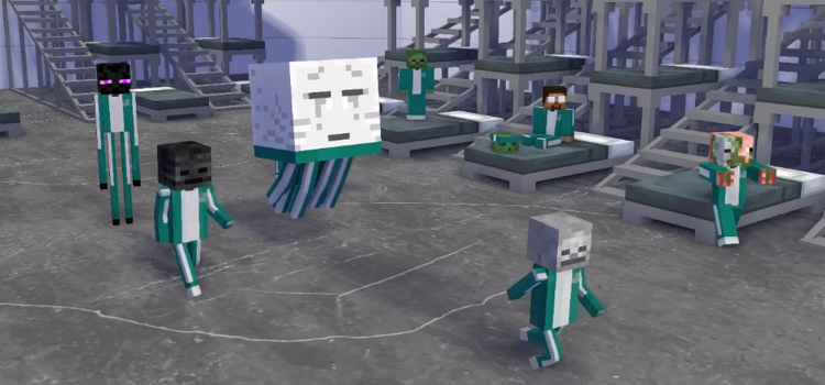 Squid Game reimagined in Minecraft