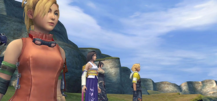 FFX gang arriving in the Calm Lands