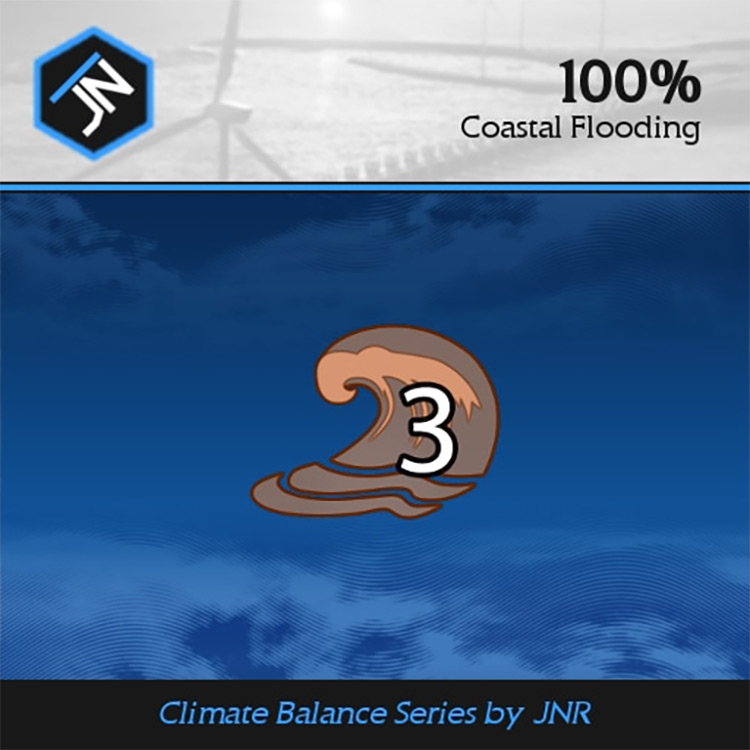 More Coastal Flooding: 100% / Civ 6 Mod