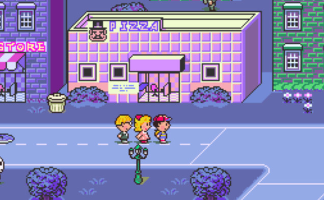 Pizza shop in Threed / Earthbound