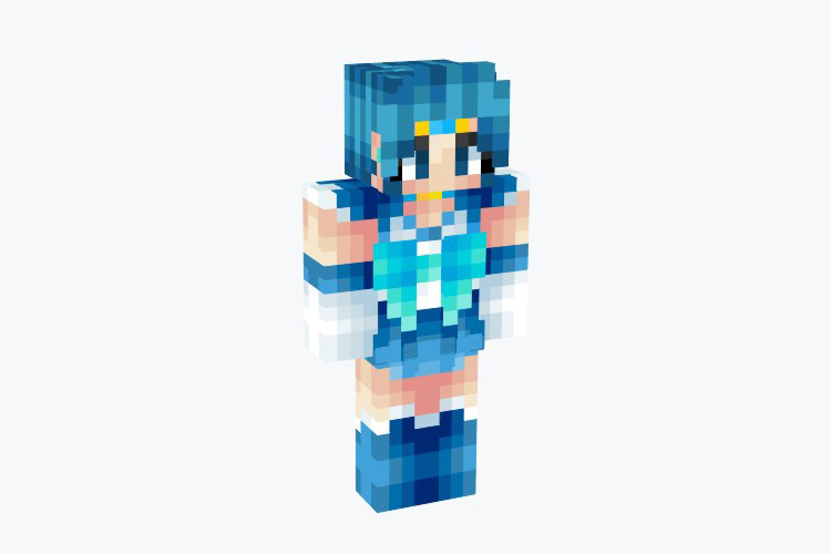 Sailor Mercury Minecraft Skin