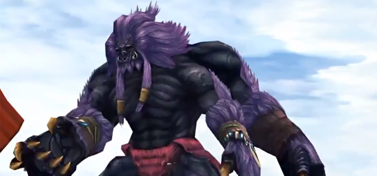 Kottos closeup screenshot in FFX HD