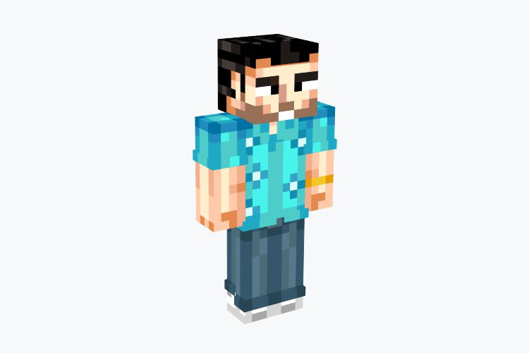 Tommy Vercetti (GTA Vice City) Skin For Minecraft