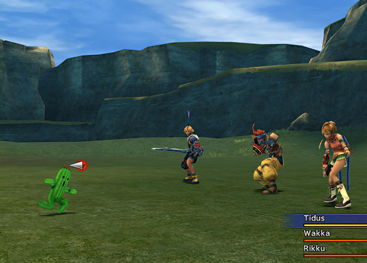 Cactuar King battle screenshot / FFX HD