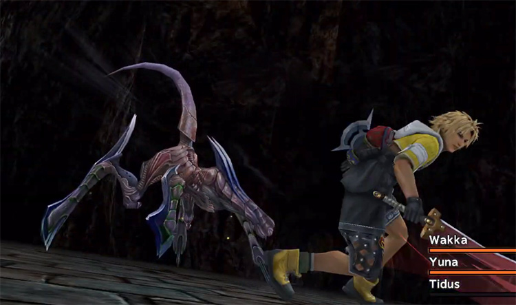 Machea fiend close-up in Omega Ruins / FFX HD