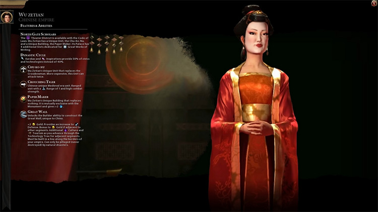 Wu Zetian of China / Civilization 6 Mod