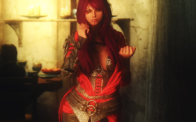 Crimson Twilight Armor mod for Skyrim