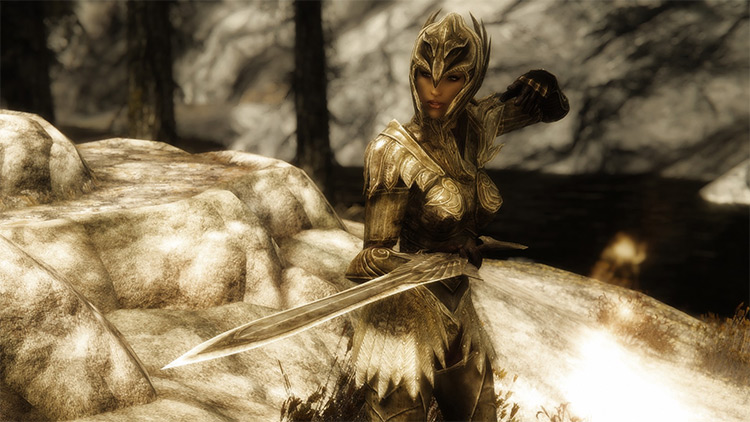 steel plate armor skyrim female