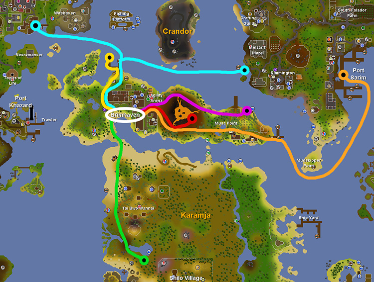 OSRS  How Do You Get To Brimhaven   Best Methods    FandomSpot - 95