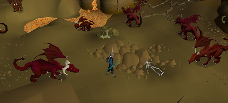 Inside the Brimhaven Dungeon / OSRS
