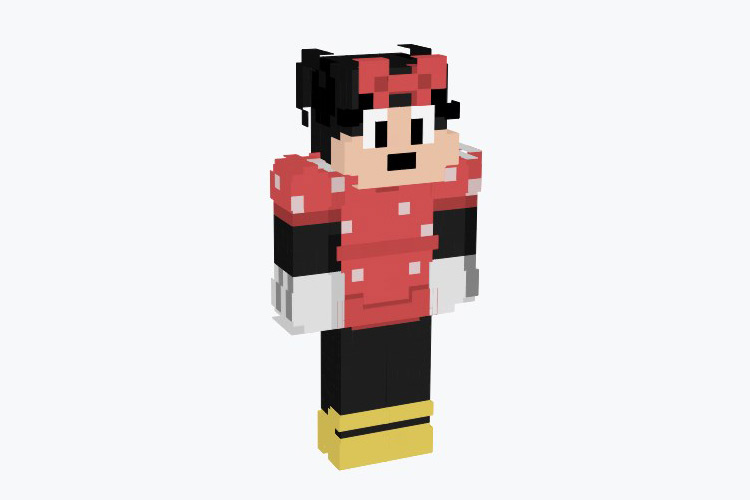 Minnie Mouse Skin For Minecraft