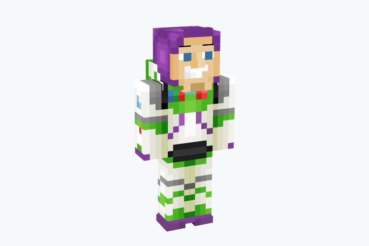Buzz Lightyear Minecraft Skin