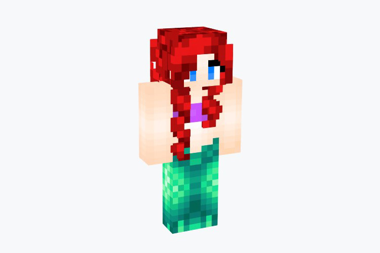 Ariel (Little Mermaid) Minecraft Skin