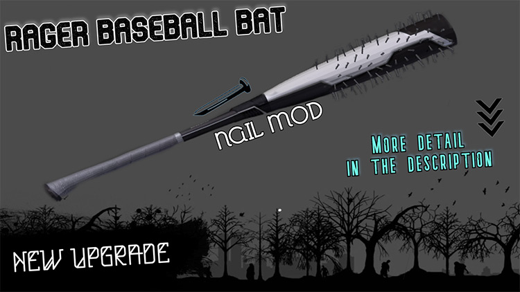 Rager Baseball Bat Project Zomboid Mod