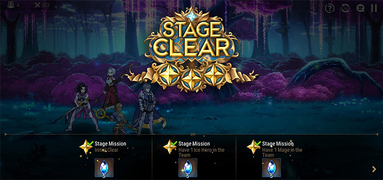 Adventure Stage (1st Stage Clear Rewards) / Epic Seven