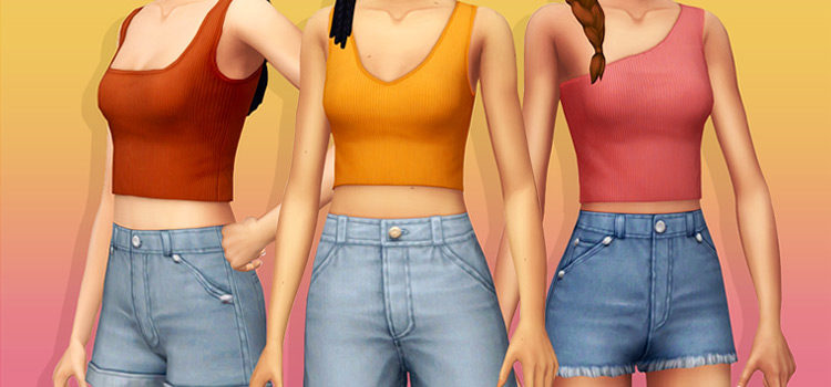 Sims 4 Maxis Match Summer CC (Guys + Girls)