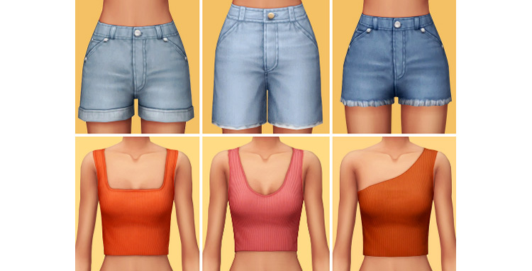 Sims 4 Maxis Match Summer Cc Guys Girls Fandomspot