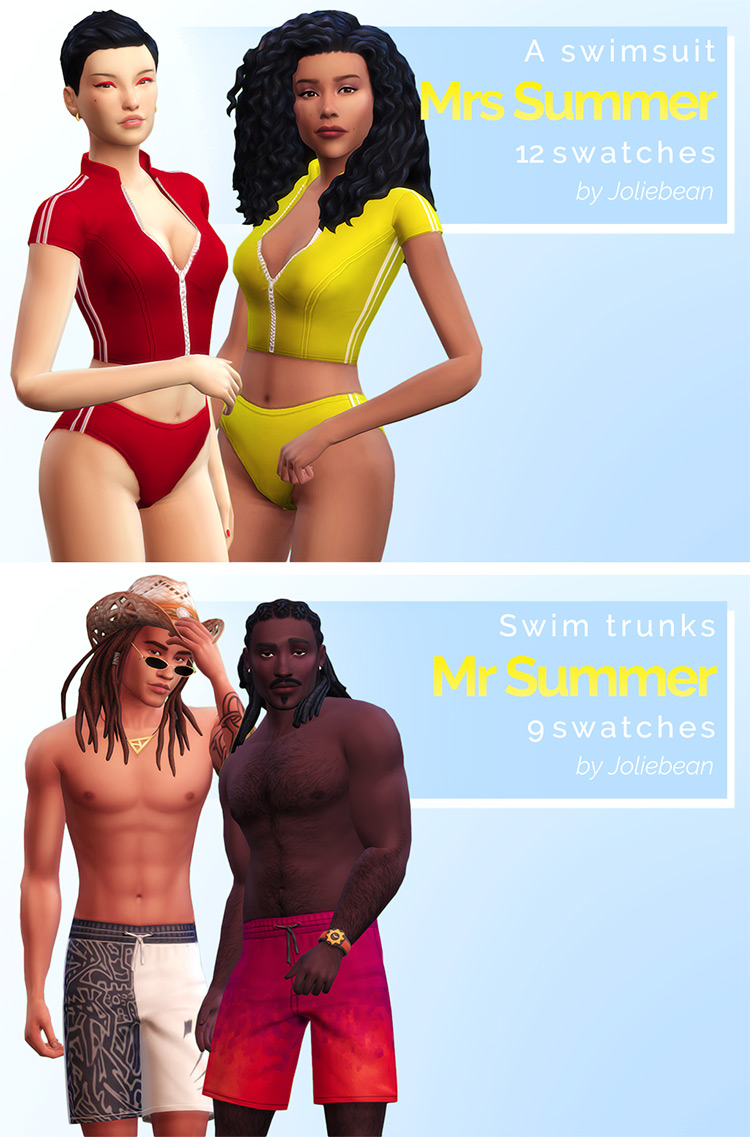 Sims 4 Maxis Match Summer CC  Guys   Girls    FandomSpot - 45