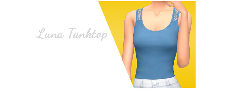 Luna Tanktop for Sims 4