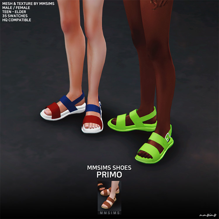 Primo Sandals for Sims 4