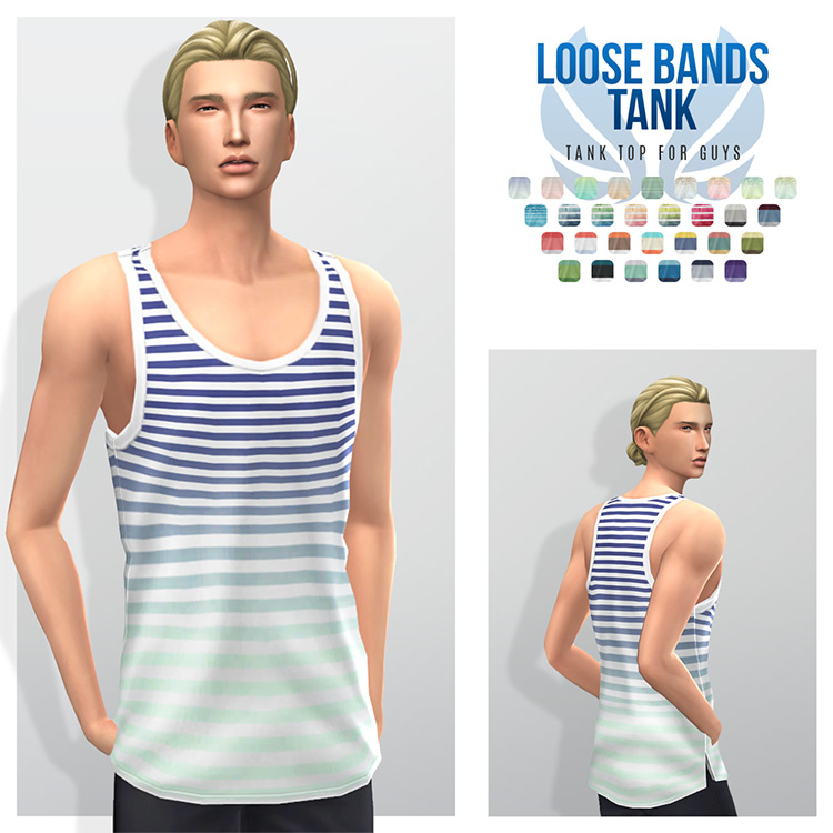 Loose Tank Tops for Sims 4