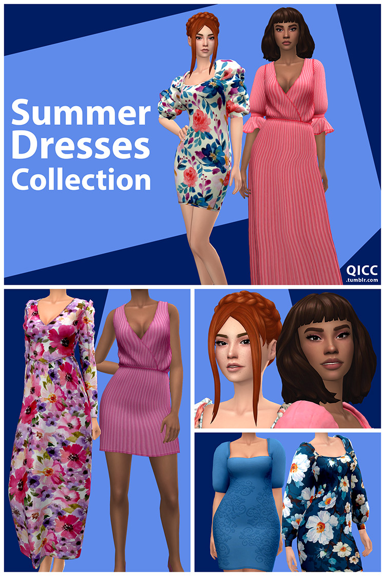 Summer Dresses Collection Sims 4 CC
