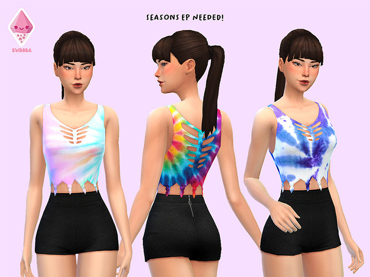 Tie-Dye Tank (Seasons Required) TS4 CC