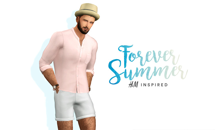 Forever Summer Collection (Guys) for Sims 4